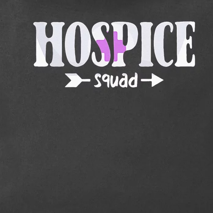 Hospice Nurse Hospice Squad Zip Tote Bag