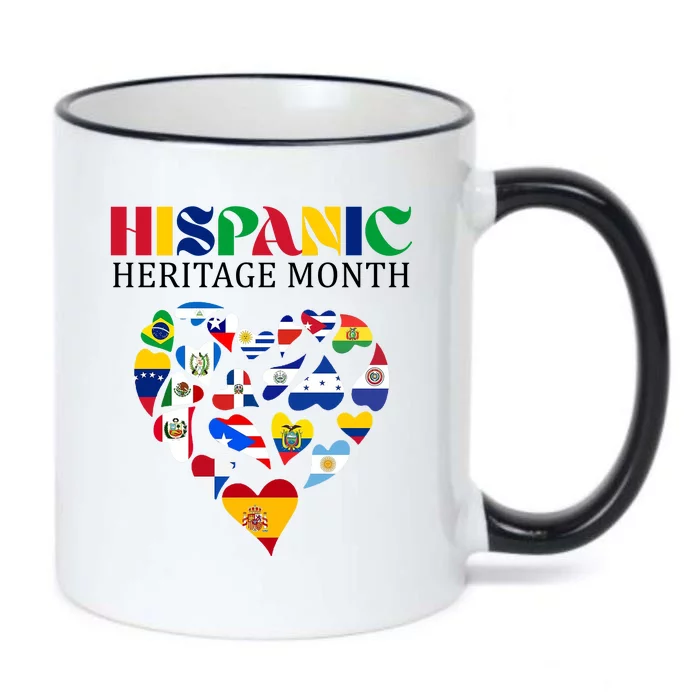 Happy National Hispanic Heritage Month All Countries Black Color Changing Mug