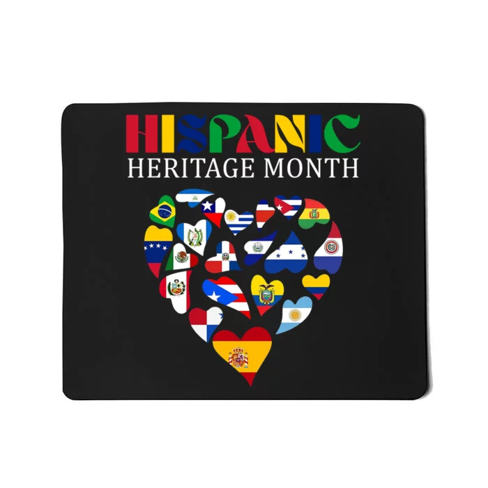 Happy National Hispanic Heritage Month All Countries Mousepad