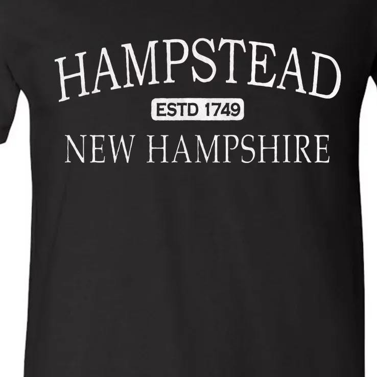 Hampstead New Hampshire Nh V-Neck T-Shirt