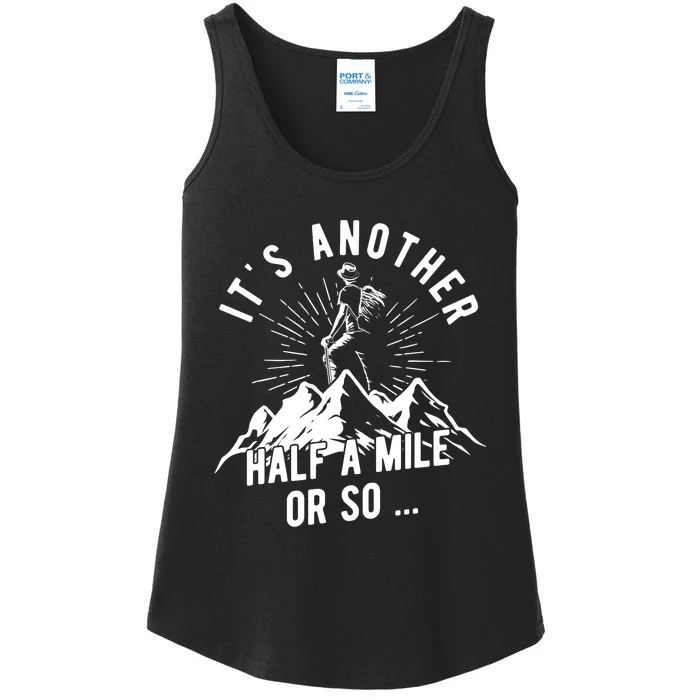 Hiking Nature Hike Hiker Outdoor Funny Hiking Ladies Essential Tank