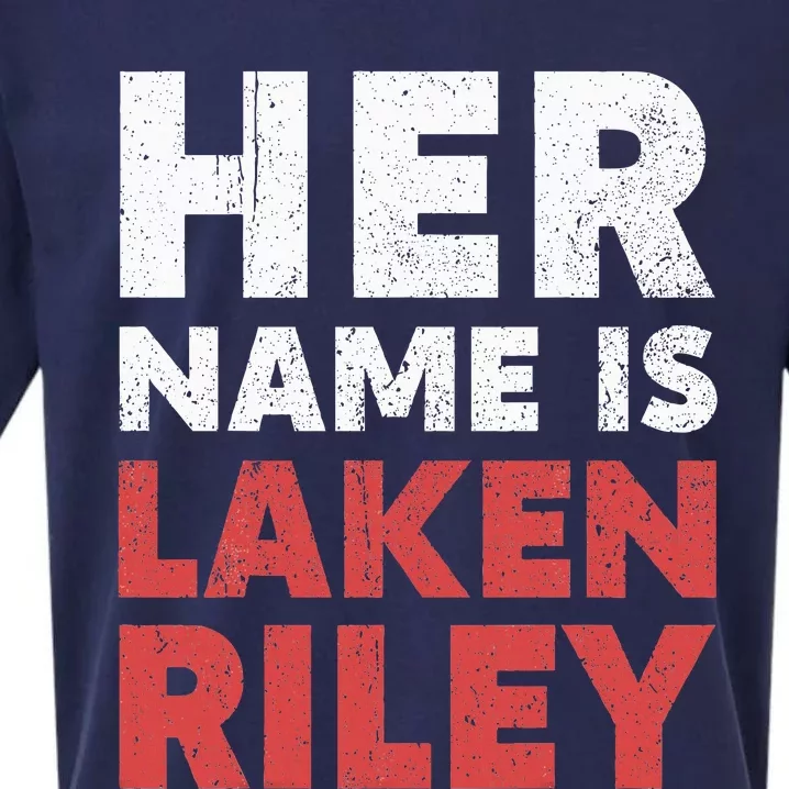 Her Name Is Laken Riley Sueded Cloud Jersey T-Shirt