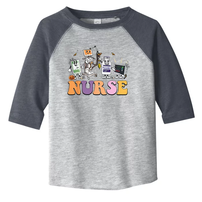 Halloween Nurse Icu Nicu Nurse Er Rn Picu Nursing Toddler Fine Jersey T-Shirt