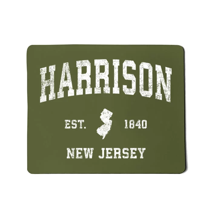 Harrison New Jersey Nj Vintage Sports Mousepad