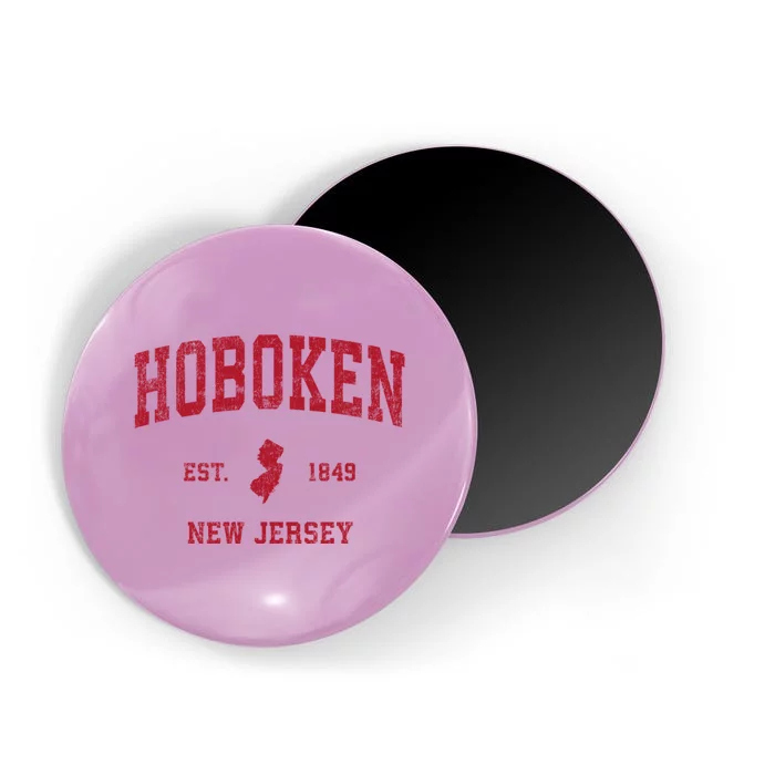 Hoboken New Jersey Nj Vintage Sports Magnet