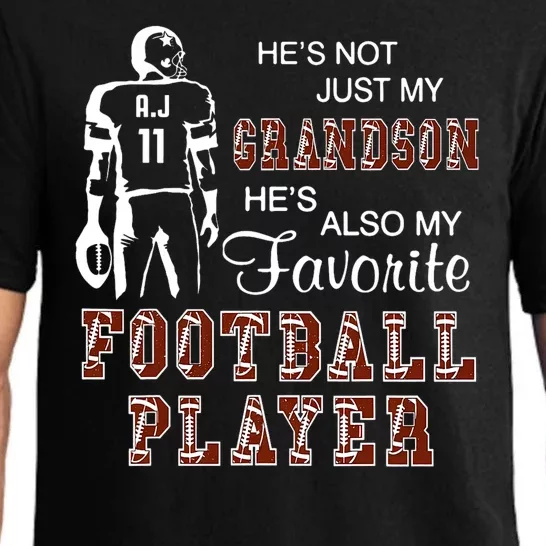 HeS Not Just My Grandson HeS Favorite Football Player Pajama Set