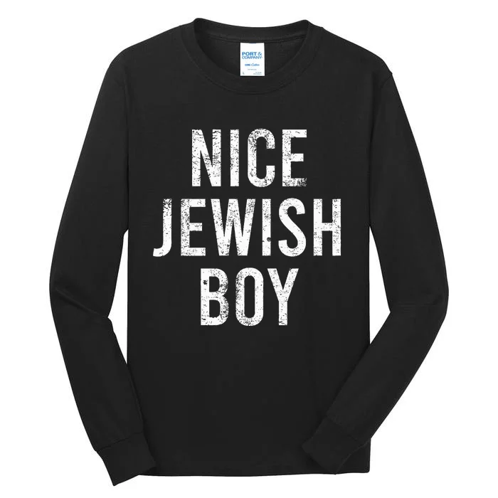 Hanukkah Nice Jewish Cool Chanukah Festival Jewish Gift Tall Long Sleeve T-Shirt