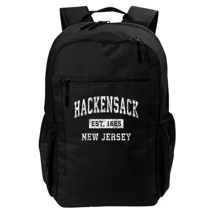 Hackensack New Jersey Nj Vintage Established Sports Daily Commute Backpack