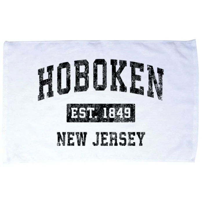 Hoboken New Jersey Nj Vintage Sports Microfiber Hand Towel