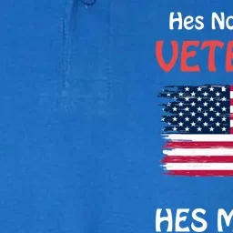 Hes Not Just A Veteran Hes My Son Veteran Pride Funny Gift Softstyle Adult Sport Polo