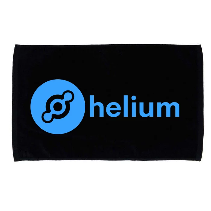 Helium Network Logo, Helium Crypto, HNT Token, Helium Logo Microfiber Hand Towel