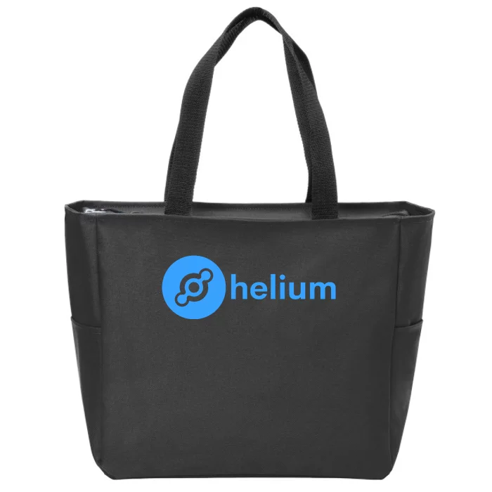 Helium Network Logo, Helium Crypto, HNT Token, Helium Logo Zip Tote Bag