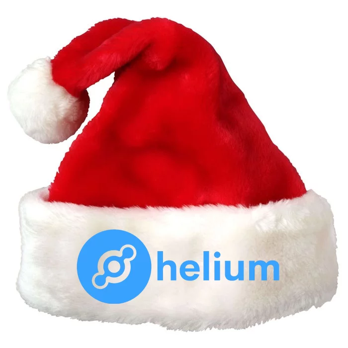 Helium Network Logo, Helium Crypto, HNT Token, Helium Logo Premium Christmas Santa Hat