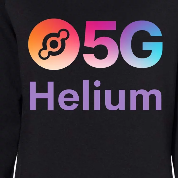 Helium Network Logo, Helium Crypto, HNT Token, Helium Logo 5G Womens California Wash Sweatshirt