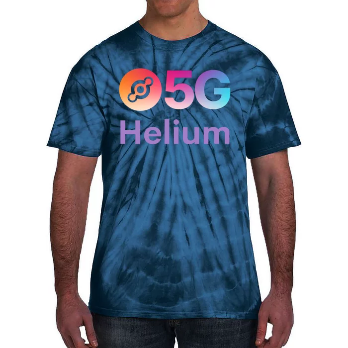 Helium Network Logo, Helium Crypto, HNT Token, Helium Logo 5G Tie-Dye T-Shirt