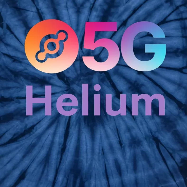 Helium Network Logo, Helium Crypto, HNT Token, Helium Logo 5G Tie-Dye T-Shirt