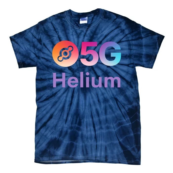 Helium Network Logo, Helium Crypto, HNT Token, Helium Logo 5G Tie-Dye T-Shirt