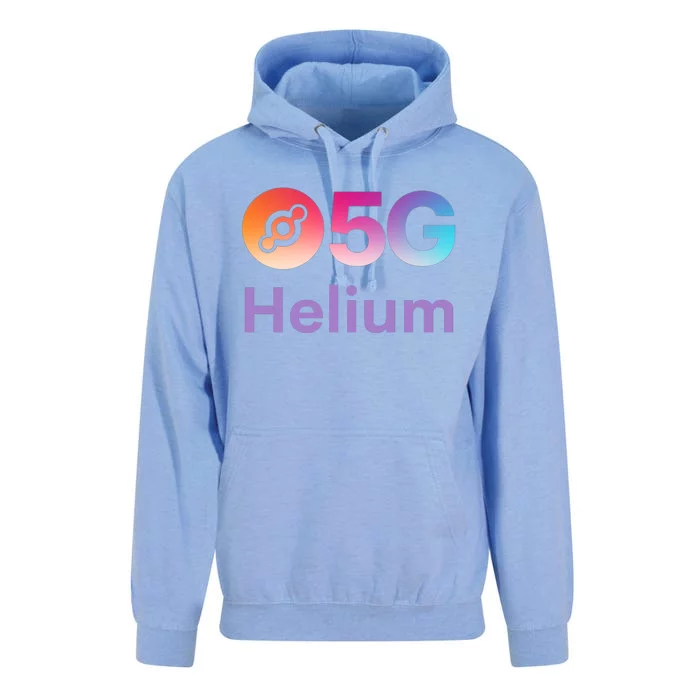 Helium Network Logo, Helium Crypto, HNT Token, Helium Logo 5G Unisex Surf Hoodie