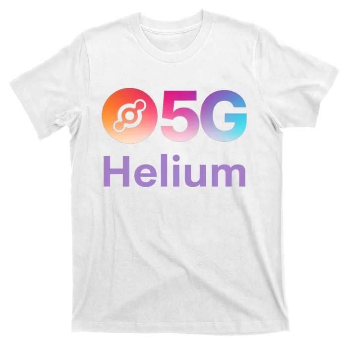 Helium Network Logo, Helium Crypto, HNT Token, Helium Logo 5G T-Shirt