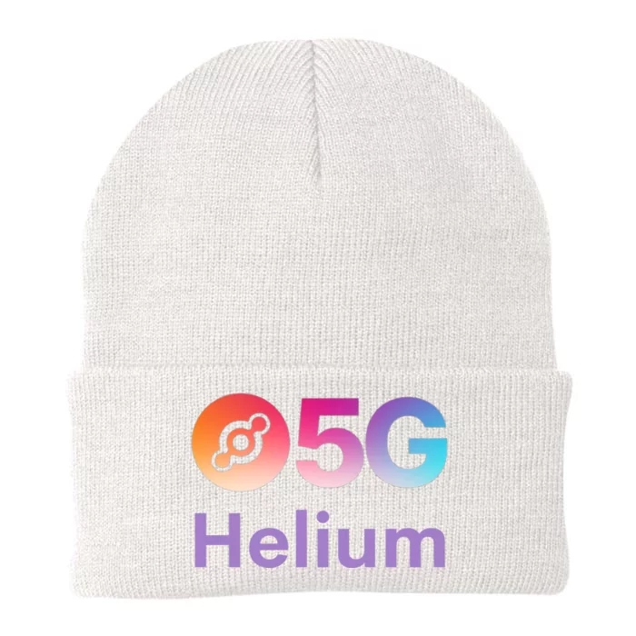 Helium Network Logo, Helium Crypto, HNT Token, Helium Logo 5G Knit Cap Winter Beanie