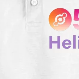 Helium Network Logo, Helium Crypto, HNT Token, Helium Logo 5G Dry Zone Grid Performance Polo