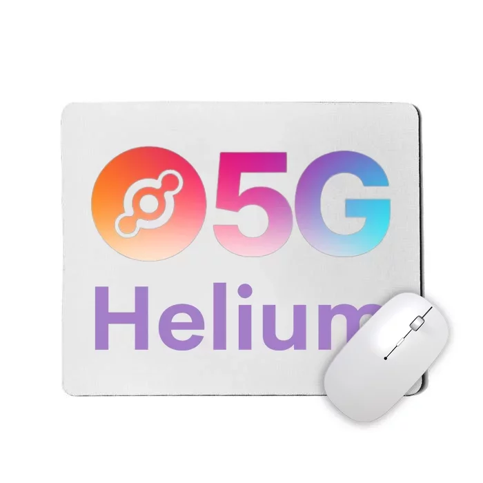 Helium Network Logo, Helium Crypto, HNT Token, Helium Logo 5G Mousepad