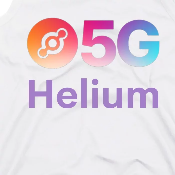 Helium Network Logo, Helium Crypto, HNT Token, Helium Logo 5G Tank Top