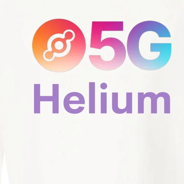 Helium Network Logo, Helium Crypto, HNT Token, Helium Logo 5G Cropped Pullover Crew