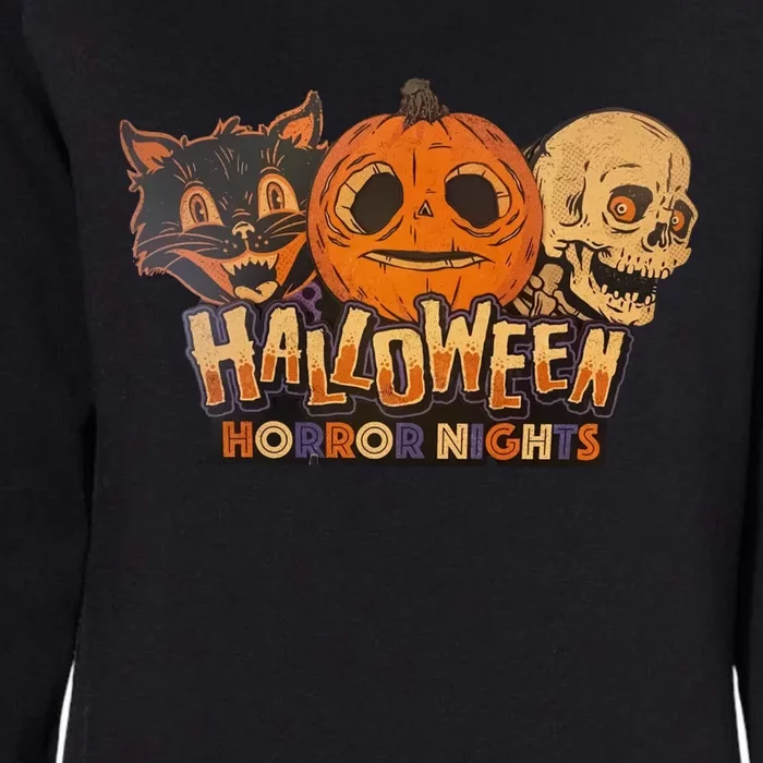 Horror Nights Lil’ Boo Halloween Womens California Wash Sweatshirt