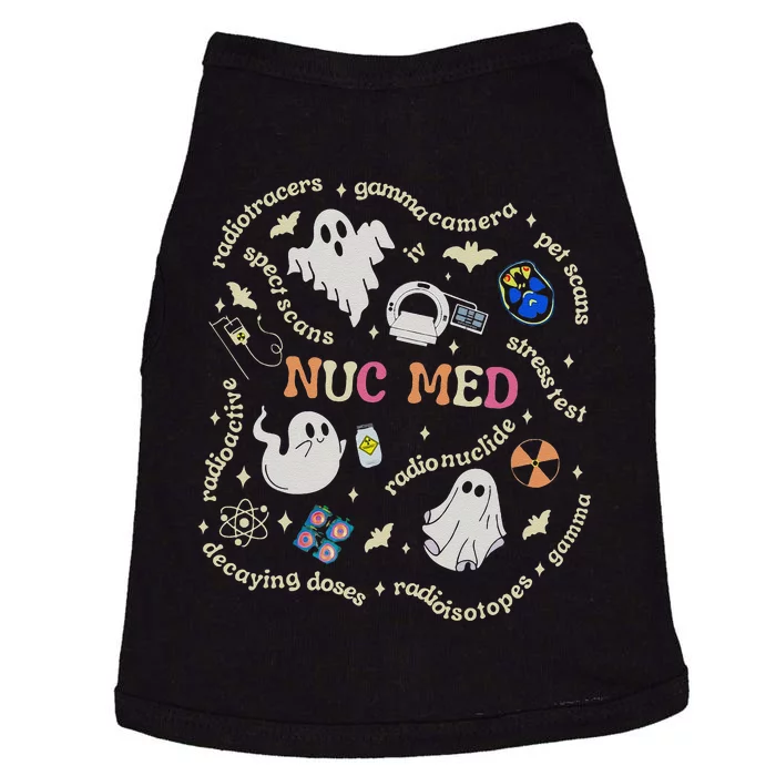 Halloween Nuc Med Tech Radiology Fall Nuc Med Tech Nmt Cnmt Doggie Tank