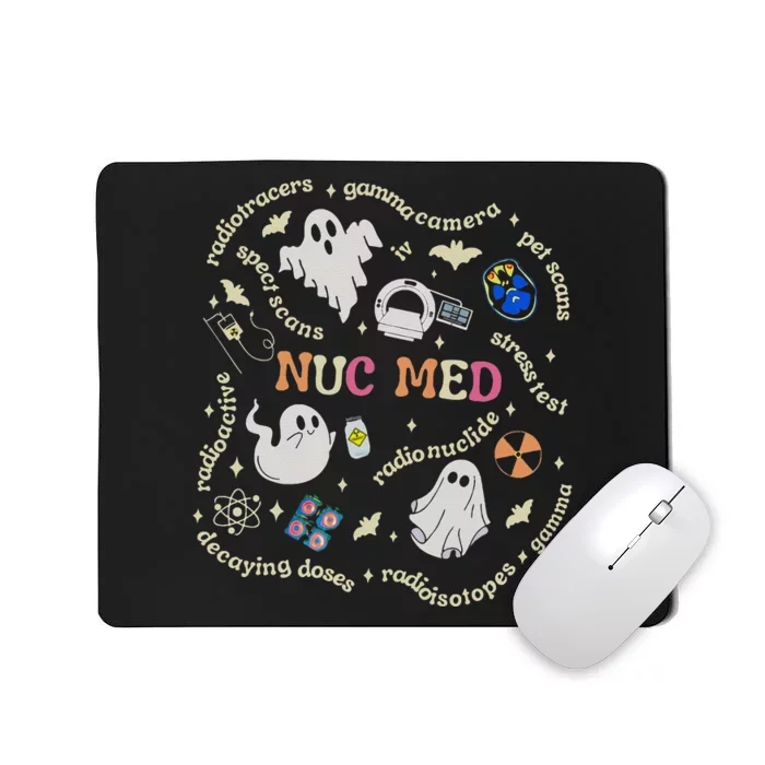 Halloween Nuc Med Tech Radiology Fall Nuc Med Tech Nmt Cnmt Mousepad