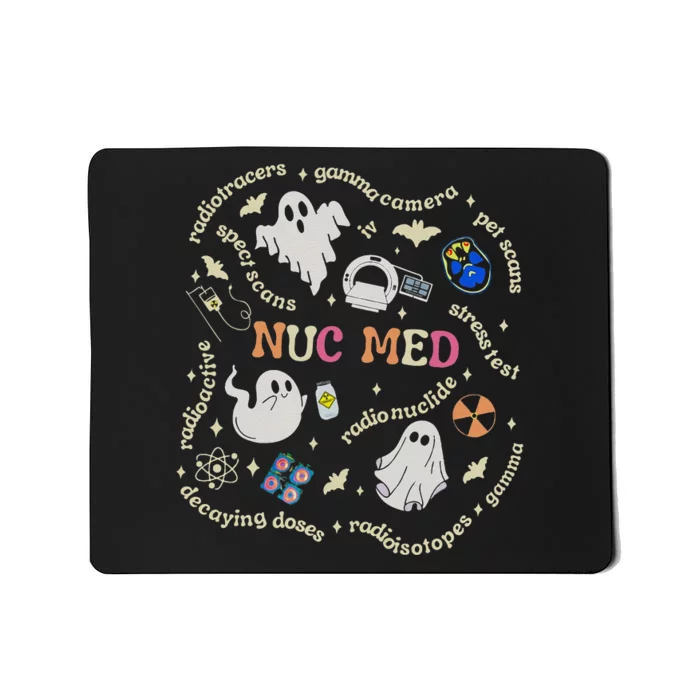 Halloween Nuc Med Tech Radiology Fall Nuc Med Tech Nmt Cnmt Mousepad