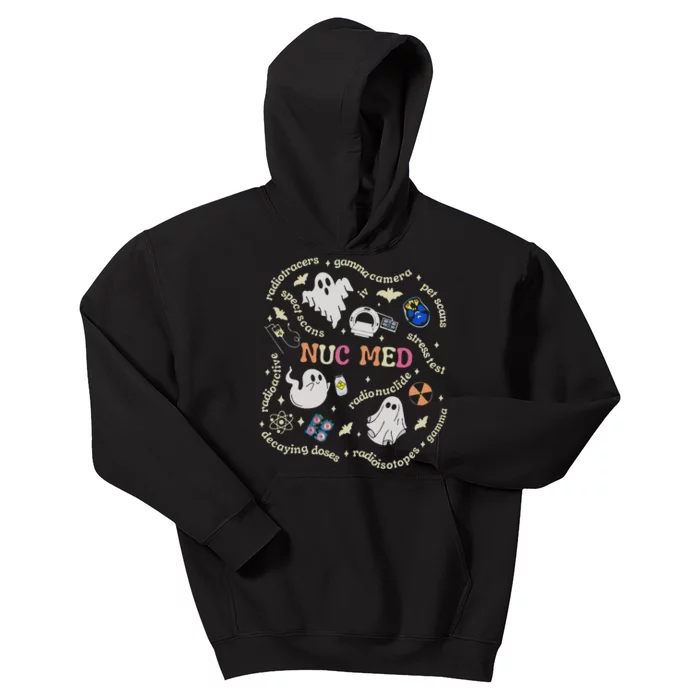 Halloween Nuc Med Tech Radiology Fall Nuc Med Tech Nmt Cnmt Kids Hoodie