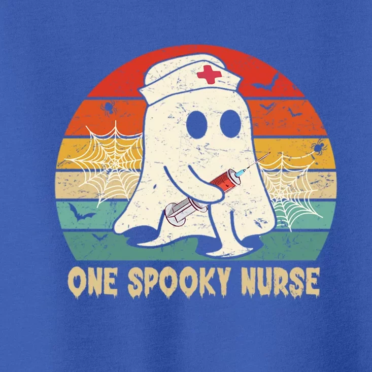 Halloween Nurse Meaningful Gift One Spooky Nurse Halloween Scrub Rn Funny Gift Toddler T-Shirt