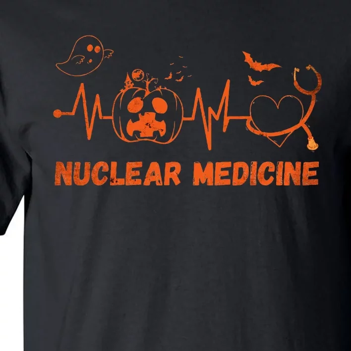 Halloween Nuclear Medicine Doctor Stethoscope Heartbeat Tall T-Shirt