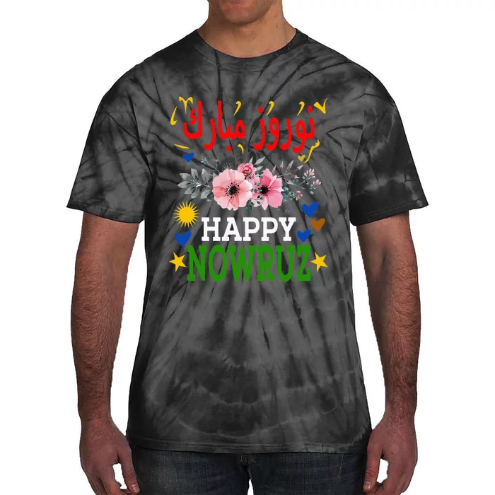 Happy Nowruz Mubarak Norouz Kurdistan Persian New Year Tie-Dye T-Shirt