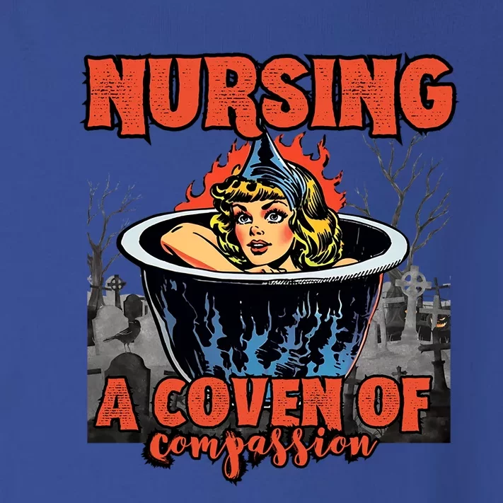 Halloween Nurse Nursing A Coven Of Compassion Gift Toddler Long Sleeve Shirt