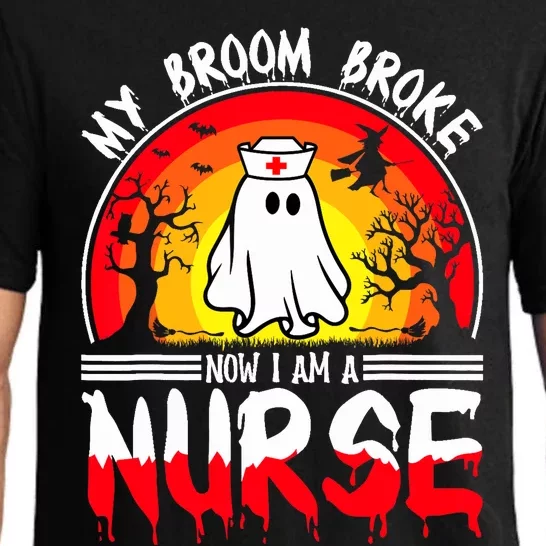 Halloween Nurse Nursing Cute Health Worker Halloween Funny Pajama Set