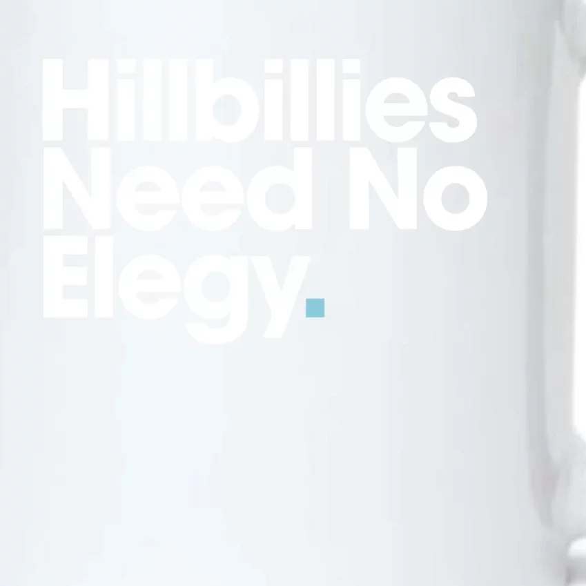 Hillbillies Need No Elegy Black Color Changing Mug