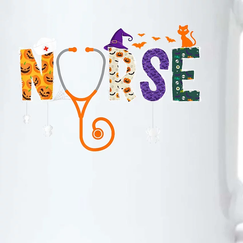 Halloween Nurse Nursing CNA RN LPN Halloween Cat Black Color Changing Mug