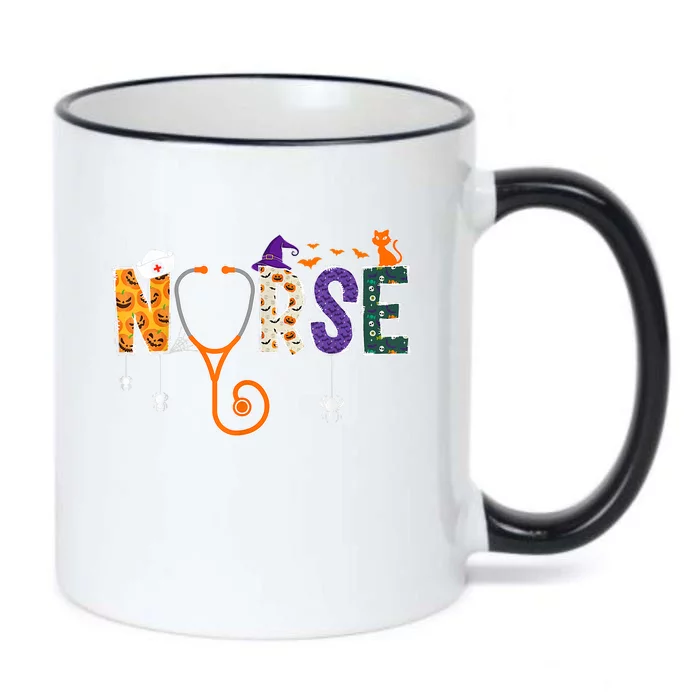 Halloween Nurse Nursing CNA RN LPN Halloween Cat Black Color Changing Mug