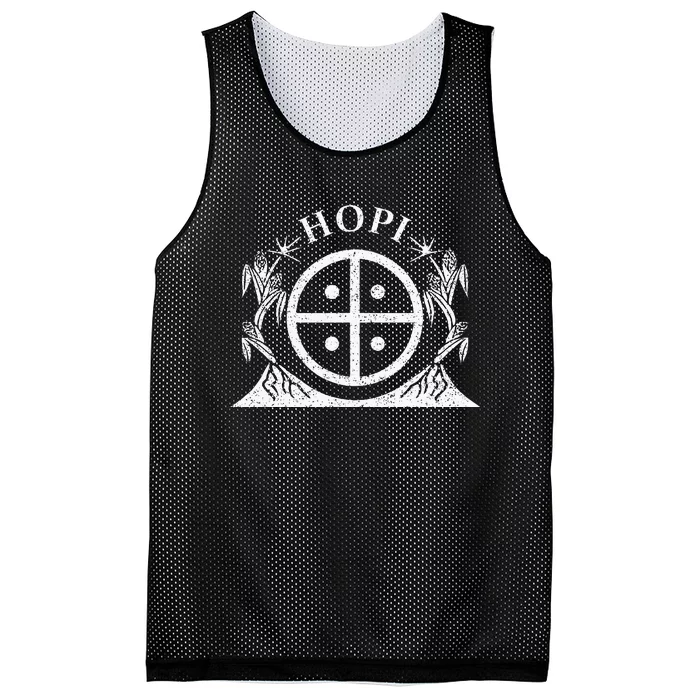 Hopi Nation Native American Indian Flag Reservation Arizona Mesh Reversible Basketball Jersey Tank