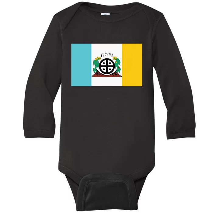 HOPI NATION NATIVE AMERICAN INDIAN FLAG RESERVATION ARIZONA Baby Long Sleeve Bodysuit