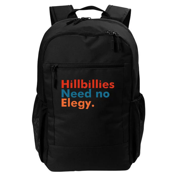 Hillbillies Need No Elegy Vintage Daily Commute Backpack