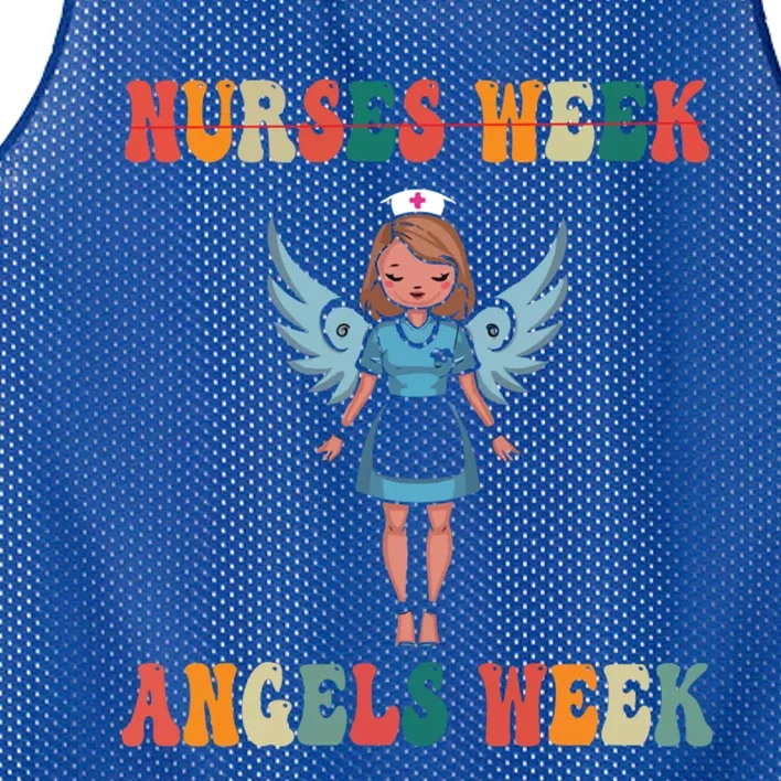 Happy National Nurses Week Funny NurseS Day Cute Cna Nurse Gift Mesh Reversible Basketball Jersey Tank