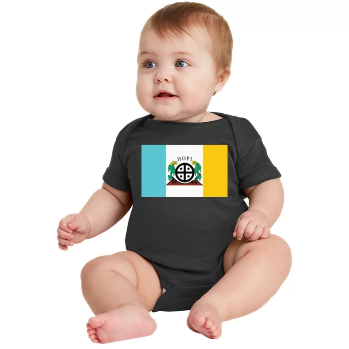 HOPI NATION NATIVE AMERICAN INDIAN FLAG RESERVATION ARIZONA Baby Bodysuit