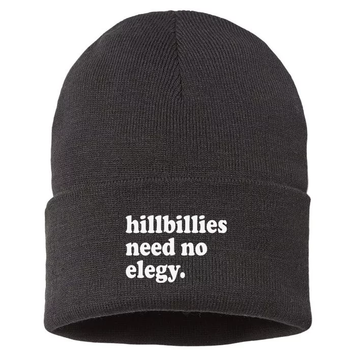 Hillbillies Need No Elegy Groovy Sustainable Knit Beanie