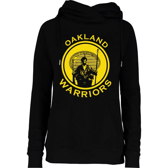 Huey Newton Oakland Warriors Womens Funnel Neck Pullover Hood