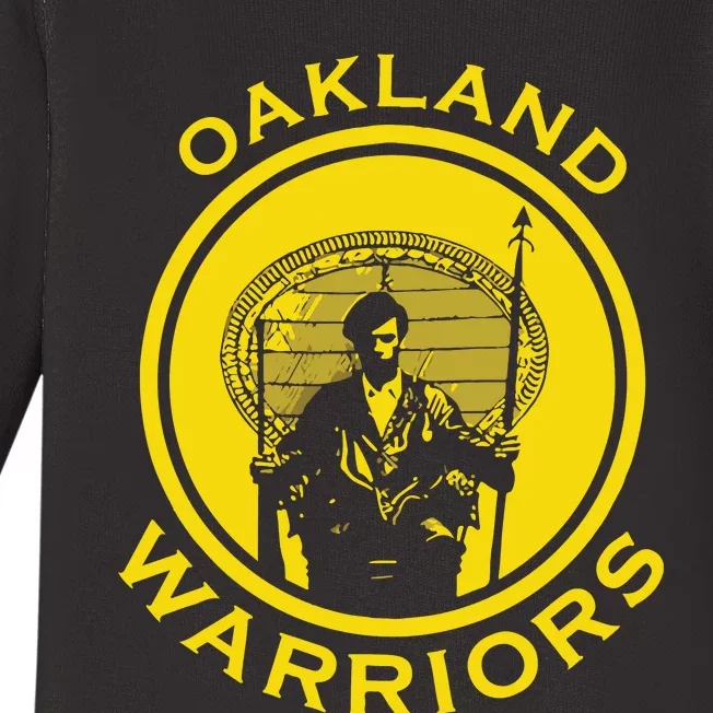 Huey Newton Oakland Warriors Baby Long Sleeve Bodysuit