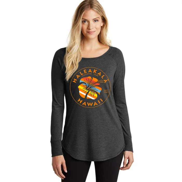 Haleakala National Park Hawaii Usa Vacation Souvenir Women's Perfect Tri Tunic Long Sleeve Shirt